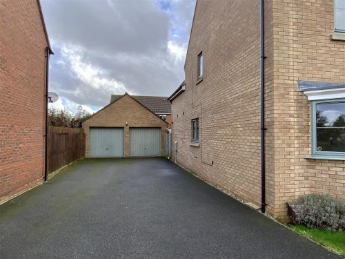 Double Garage & Driveway