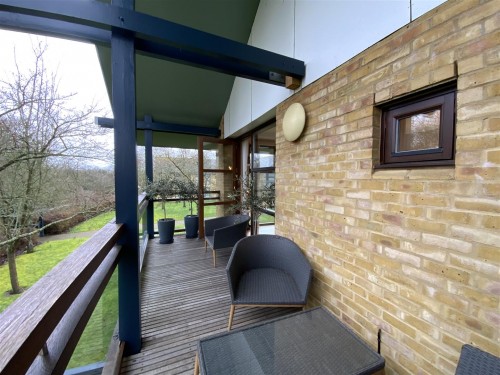 Balcony with Views Over Lake